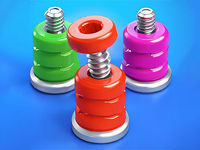 Nuts & Bolts Sort - Color Puzzle